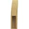 Ekena Millwork 5-inch W x 18-inch D x 24-inch H Thorton Rough Cedar Woodgrain TimberThane Knee Brace, Primed BRCUR05X18X24THRRCPR - alternate 2